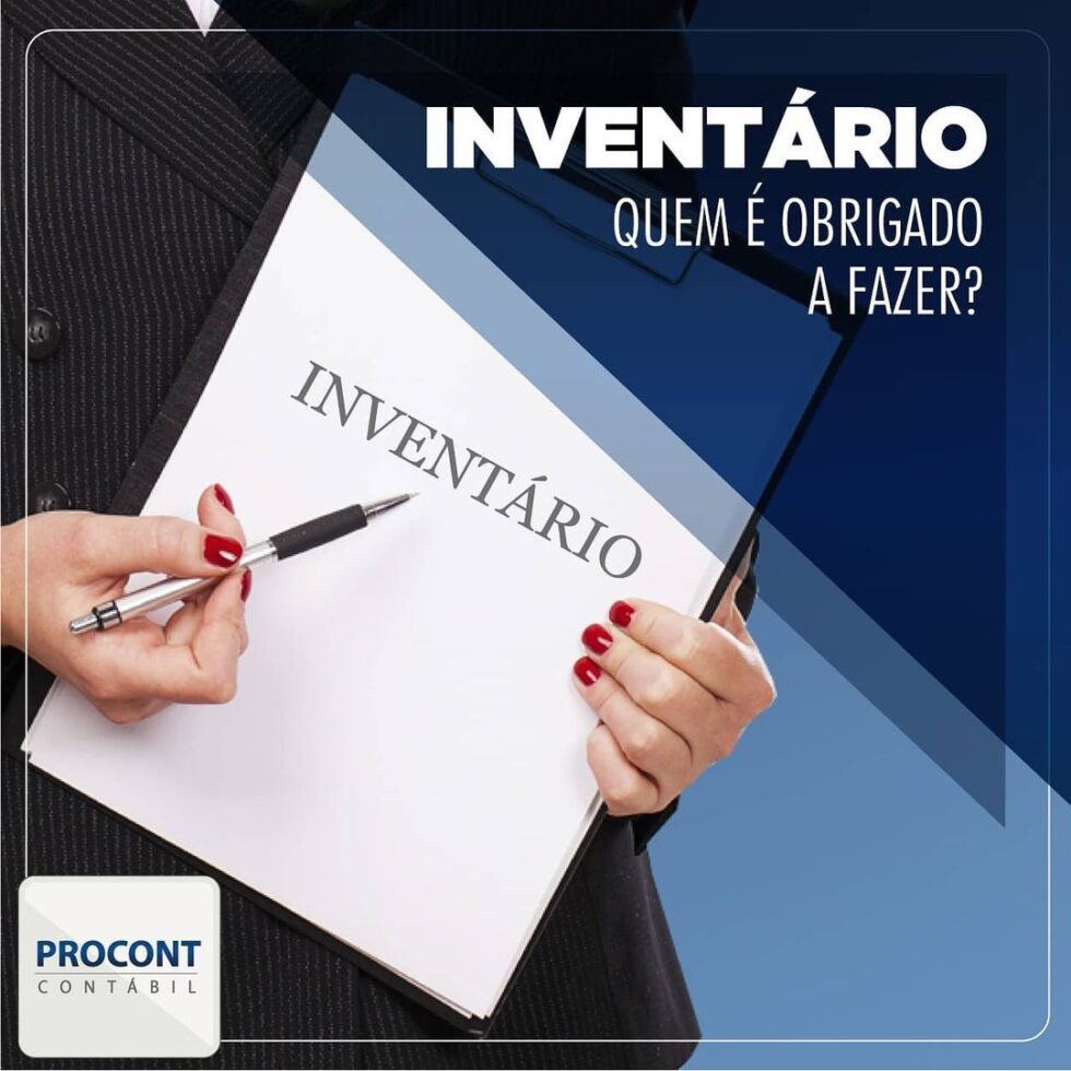Invent rio cont bil procont contabil